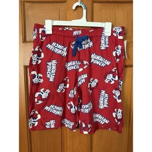 Men's Hawaiian Punch Red Sleep Shorts Drawstring Size Medium NWT
